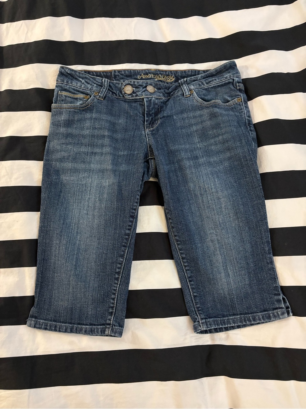 Y2K American Eagle Artist Capris